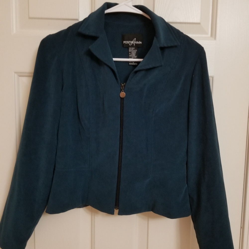Zippered dress top/jacket